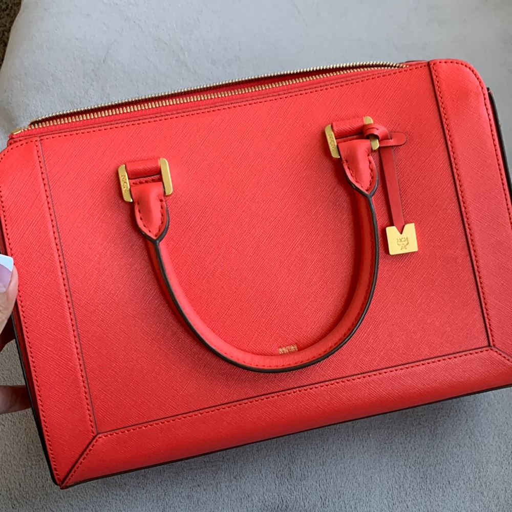 MCM Blood Orange Purse